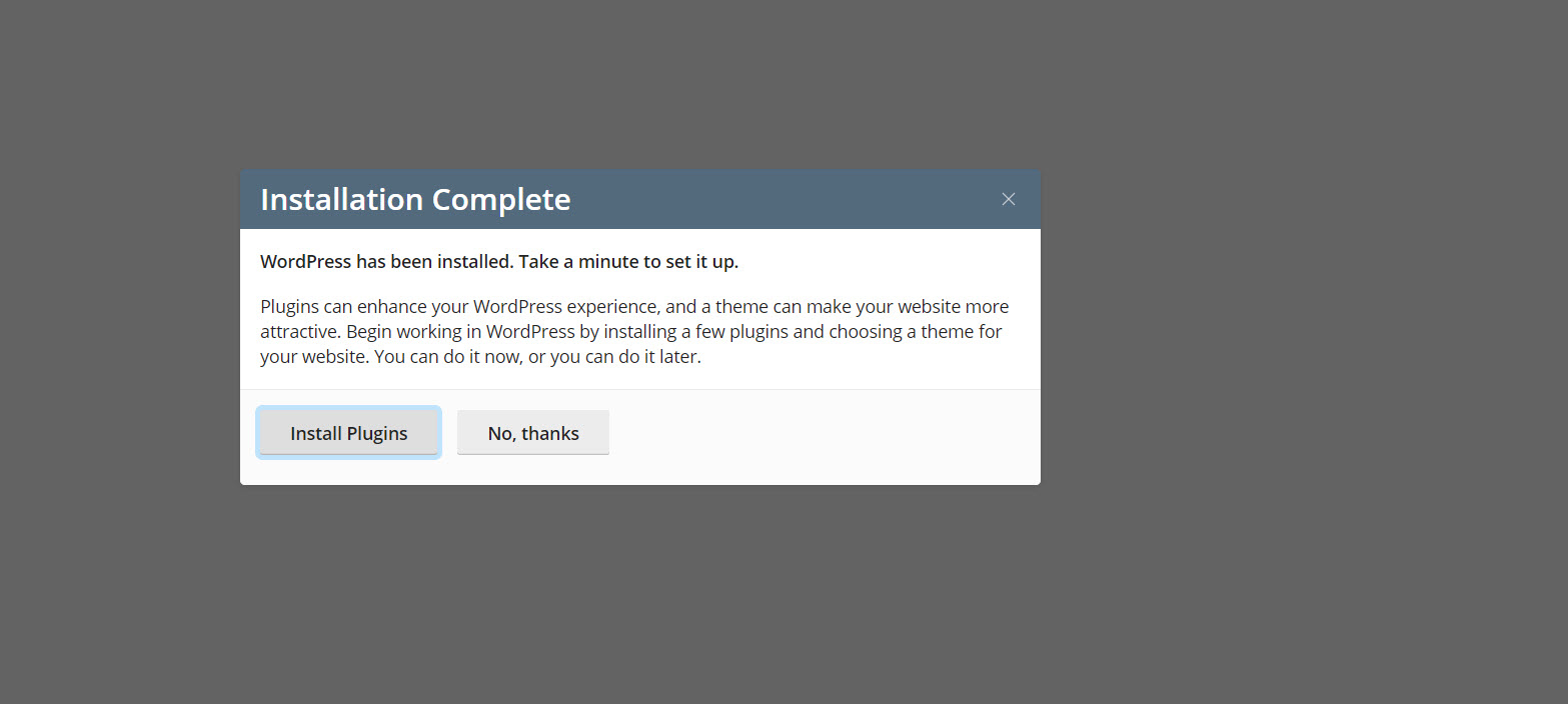 Worpress Installation Schweiz 5