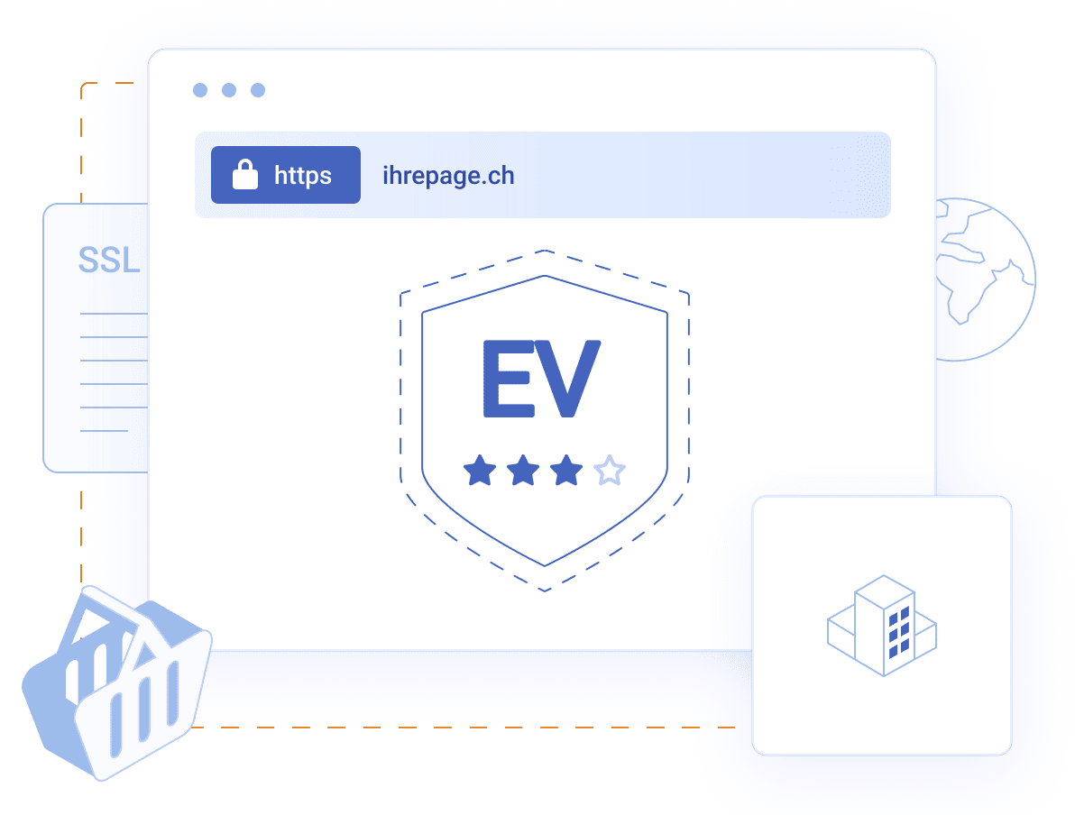 SSL Zertifikate für jede Art von Webseite oder Webapplikation - Ideal für sensible Webseiten wie E-Commerce, Online-Banking, Kontoanmeldungen