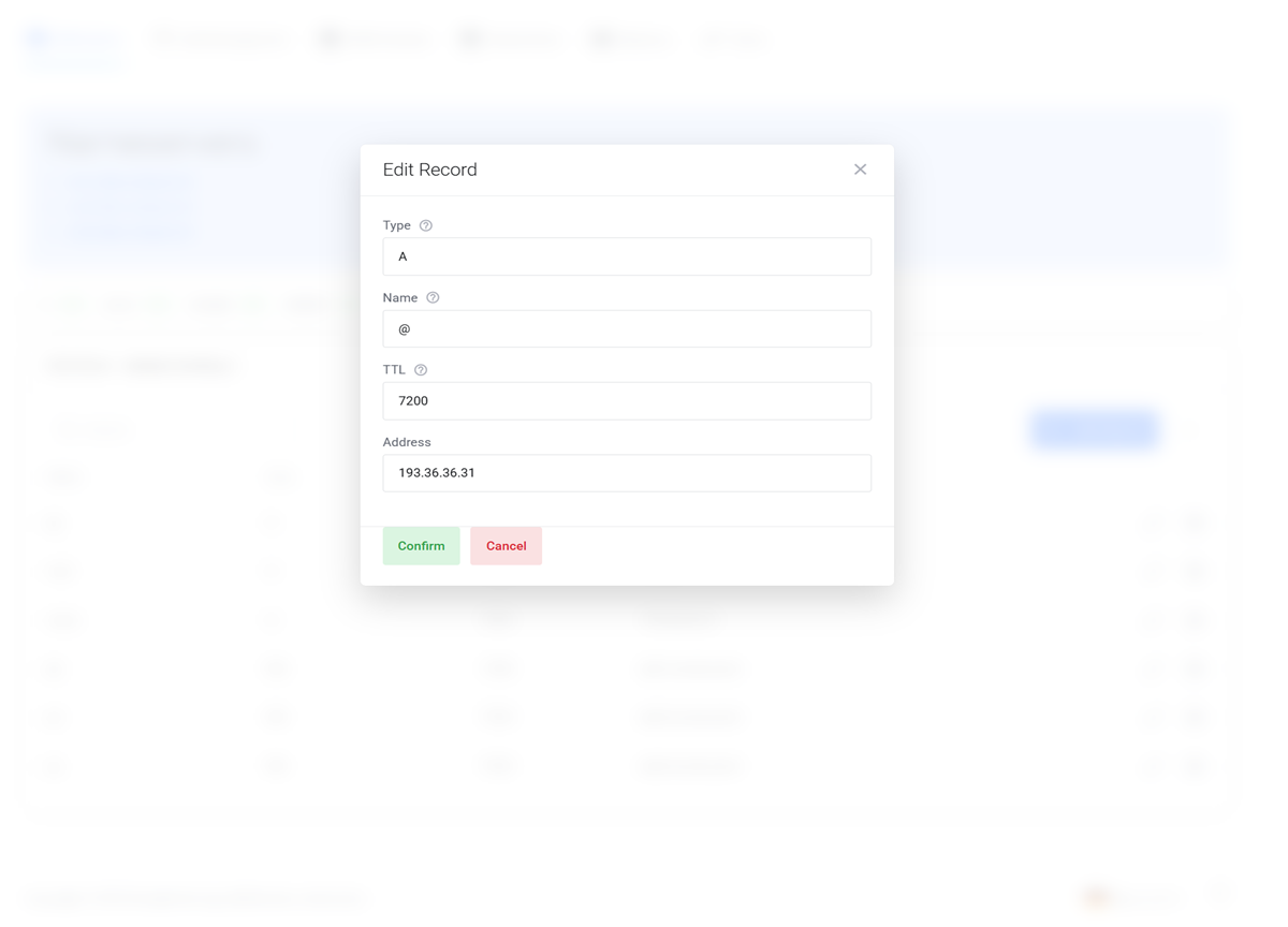 DNS Cloud Hosting - Der Georedundante DNS Dienst - DNS Einträge bearbeiten, hinzufügen oder löschen